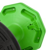 Carter Adjustable Height Kids Flexible Active Stool for Classroom and Home with Non-Skid Bottom in Green, 14" - 18" Seat Height, AY-9001S-GN-GG