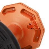 Carter Adjustable Height Kids Flexible Active Stool for Classroom and Home with Non-Skid Bottom in Orange, 14" - 18" Seat Height, AY-9001S-OR-GG