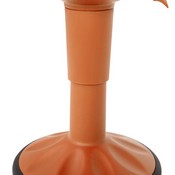 Carter Adjustable Height Kids Flexible Active Stool for Classroom and Home with Non-Skid Bottom in Orange, 14" - 18" Seat Height, AY-9001S-OR-GG