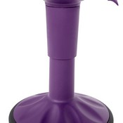Carter Adjustable Height Kids Flexible Active Stool for Classroom and Home with Non-Skid Bottom in Purple, 14" - 18" Seat Height, AY-9001S-PR-GG