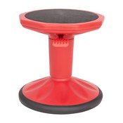 Carter Adjustable Height Kids Flexible Active Stool for Classroom and Home with Non-Skid Bottom in Red, 14" - 18" Seat Height, AY-9001S-RD-GG