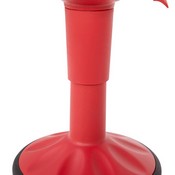 Carter Adjustable Height Kids Flexible Active Stool for Classroom and Home with Non-Skid Bottom in Red, 14" - 18" Seat Height, AY-9001S-RD-GG