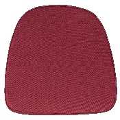 Soft Burgundy Fabric Chiavari Chair Cushion, BH-BURG-GG