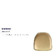 Hard Gold Vinyl Chiavari Chair Cushion, BH-GOLD-HARD-VYL-GG