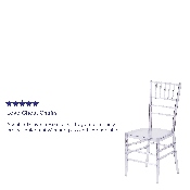 Flash Elegance Crystal Ice Stacking Chiavari Chair, BH-ICE-CRYSTAL-GG