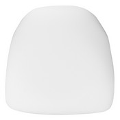 Hard White Fabric Chiavari Chair Cushion, BH-WH-HARD-GG