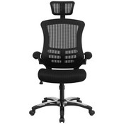 High Back Office Chair - High Back Mesh Executive Office and Desk Chair with Wheels and Adjustable Headrest, BL-X-5H-GG