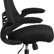 High Back Office Chair - High Back Mesh Executive Office and Desk Chair with Wheels and Adjustable Headrest, BL-X-5H-GG
