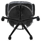 Mid-Back Dark Gray Mesh Ergonomic Drafting Chair with Adjustable Foot Ring and Flip-Up Arms, BL-X-5M-D-DKGY-GG, BL-X-5M-D-DKGY-GG
