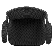 Mid-Back Black Mesh Ergonomic Drafting Chair with Adjustable Foot Ring and Flip-Up Arms, BL-X-5M-D-GG, BL-X-5M-D-GG