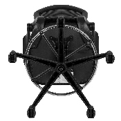 Mid-Back Black Mesh Ergonomic Drafting Chair with Adjustable Foot Ring and Flip-Up Arms, BL-X-5M-D-GG, BL-X-5M-D-GG