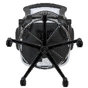 Mid-Back White Mesh Ergonomic Drafting Chair with Adjustable Foot Ring and Flip-Up Arms, BL-X-5M-D-WH-GG, BL-X-5M-D-WH-GG