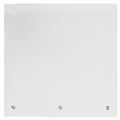 Acrylic Suspended Register Shield / Sneeze Guard, 24"H x 24"L - Hanging and Mounting Hardware Included, BR-ASLM-2424-GG