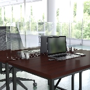 Clear Acrylic Desk Partition, 18"H x 47"L (Hardware Included), BR-DDIA-45119-GG
