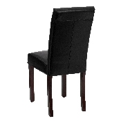 Black LeatherSoft Parsons Chair, BT-350-BK-LEA-023-GG