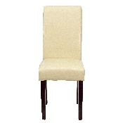 Ivory LeatherSoft Parsons Chair, BT-350-IVORY-050-GG
