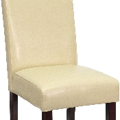 Ivory LeatherSoft Parsons Chair, BT-350-IVORY-050-GG
