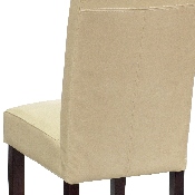 Ivory LeatherSoft Parsons Chair, BT-350-IVORY-050-GG
