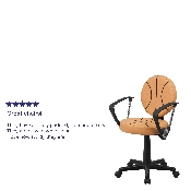Basketball Swivel Task Office Chair with Arms, BT-6178-BASKET-A-GG