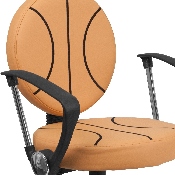 Basketball Swivel Task Office Chair with Arms, BT-6178-BASKET-A-GG