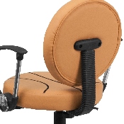 Basketball Swivel Task Office Chair with Arms, BT-6178-BASKET-A-GG