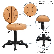 Basketball Swivel Task Office Chair, BT-6178-BASKET-GG