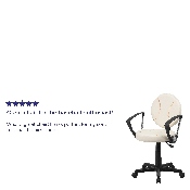 Baseball Swivel Task Office Chair with Arms, BT-6179-BASE-A-GG