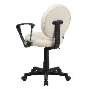 Baseball Swivel Task Office Chair with Arms, BT-6179-BASE-A-GG