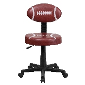 Football Swivel Task Office Chair, BT-6181-FOOT-GG