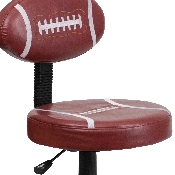 Football Swivel Task Office Chair, BT-6181-FOOT-GG