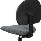 Gray Fabric Drafting Chair (Cylinders: 22.5''-27''H or 26''-30.5''H), BT-659-GRY-GG