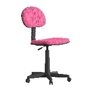 Dark Pink Low Back Task Chair, BT-698-DKPINK-GG