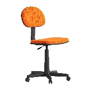 LT Orange Low Back Task Chair, BT-698-LTORNG-GG