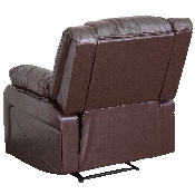 Harmony Series Brown LeatherSoft Recliner, BT-70597-1-BN-GG