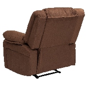 Harmony Series Chocolate Brown Microfiber Recliner, BT-70597-1-BN-MIC-GG