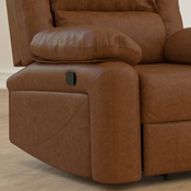 Harmony Series Cognac LeatherSoft Recliner, BT-70597-1-CGN-GG