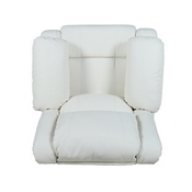Harmony Series Cream LeatherSoft Recliner, BT-70597-1-CRM-GG