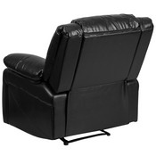Harmony Series Black LeatherSoft Recliner, BT-70597-1-GG