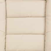 Contemporary Multi-Position Recliner with Horizontal Stitching and Ottoman with Swivel Mahogany Wood Base in Beige LeatherSoft, BT-7818-BGE-GG