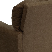 Contemporary Brown Microfiber Kids Recliner with Cup Holder, BT-7950-KID-MIC-BRWN-GG