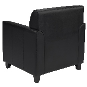 HERCULES Diplomat Series Black LeatherSoft Chair, BT-827-1-BK-GG