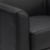HERCULES Diplomat Series Black LeatherSoft Chair, BT-827-1-BK-GG