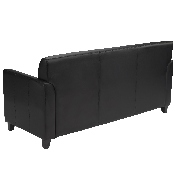 HERCULES Diplomat Series Black LeatherSoft Sofa, BT-827-3-BK-GG