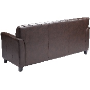 HERCULES Diplomat Series Brown LeatherSoft Sofa, BT-827-3-BN-GG