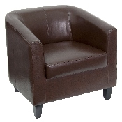 Brown LeatherSoft Lounge Chair, BT-873-BN-GG