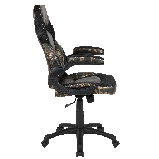 X10 Gaming Chair Racing Office Ergonomic Computer PC Adjustable Swivel Chair with Flip-up Arms, Camouflage/Black LeatherSoft, CH-00095-CAM-GG