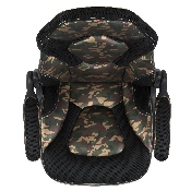 X10 Gaming Chair Racing Office Ergonomic Computer PC Adjustable Swivel Chair with Flip-up Arms, Camouflage/Black LeatherSoft, CH-00095-CAM-GG