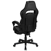 X40 Gaming Chair Racing Ergonomic Computer Chair with Fully Reclining Back/Arms, Slide-Out Footrest, Massaging Lumbar - Black/Gray, CH-00288-BK-GG