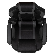 X40 Gaming Chair Racing Ergonomic Computer Chair with Fully Reclining Back/Arms, Slide-Out Footrest, Massaging Lumbar - Black/Gray, CH-00288-BK-GG