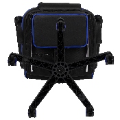 X40 Gaming Chair Racing Ergonomic Computer Chair with Fully Reclining Back/Arms, Slide-Out Footrest, Massaging Lumbar - Black/Blue, CH-00288-BL-GG